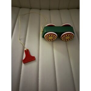 Vintage Brio Swedish Retro Wooden Wood Pull Toy Made In Sweden